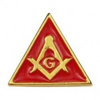 BOTON ESQUADRO E COMPASSO TRIANGULAR